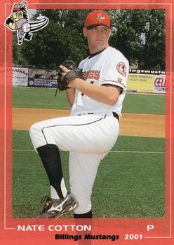 2001 Grandstand Billings Mustangs #NNO Nate Cotton Front