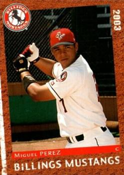 2003 Grandstand Billings Mustangs #NNO Miguel Perez Front