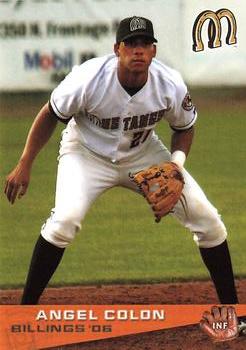 2006 Grandstand Billings Mustangs #NNO Angel Colon Front