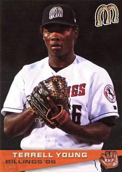 2006 Grandstand Billings Mustangs #NNO Terrell Young Front