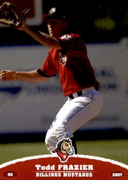 2007 Grandstand Billings Mustangs #NNO Todd Frazier Front