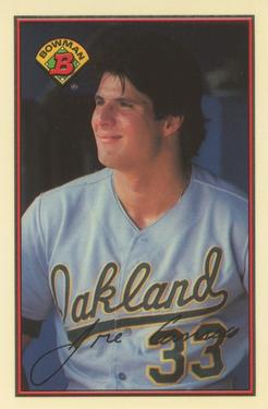 1989 Bowman - Collector's Edition (Tiffany) #201 Jose Canseco Front