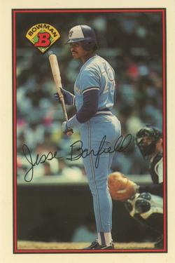 1989 Bowman - Collector's Edition (Tiffany) #257 Jesse Barfield Front