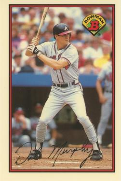 1989 Bowman - Collector's Edition (Tiffany) #276 Dale Murphy Front