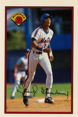 1989 Bowman - Collector's Edition (Tiffany) #387 Darryl Strawberry Front