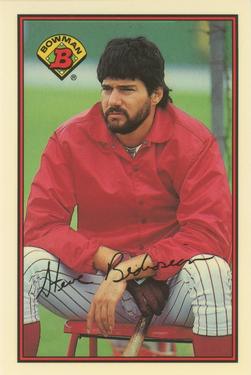 1989 Bowman - Collector's Edition (Tiffany) #395 Steve Bedrosian Front