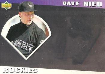 1993 Upper Deck Diamond Gallery #23 Dave Nied Front