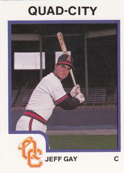 1987 ProCards #1121 Jeff Gay Front