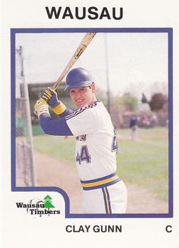 1987 ProCards #1136 Clay Gunn Front