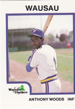 1987 ProCards #1139 Anthony Woods Front