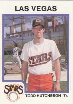 1987 ProCards #118 Todd Hutcheson Front