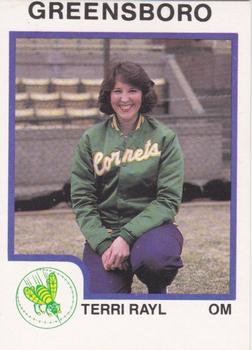 1987 ProCards #NNO Terri Rayl Front