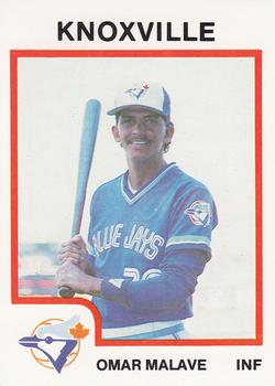 1987 ProCards #1497 Omar Malave Front