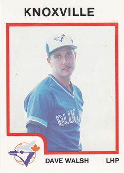 1987 ProCards #1512 Dave Walsh Front