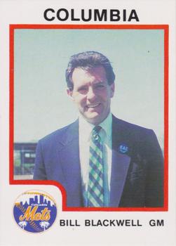 1987 ProCards #NNO Bill Blackwell Front