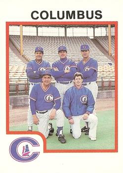 1987 ProCards #25 Clete Boyer / Kevin Rand / Ken Rowe / Jerry McNertney / Champ Summers Front