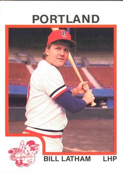 1987 ProCards #177 Bill Latham Front