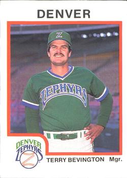 1987 ProCards #224 Terry Bevington Front