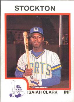 1987 ProCards #249 Isaiah Clark Front