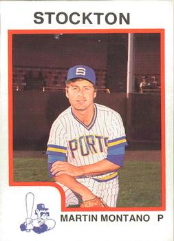 1987 ProCards #251 Martin Montano Front