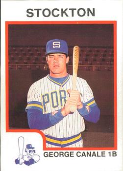 1987 ProCards #256 George Canale Front