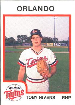 1987 ProCards #877 Toby Nivens Front