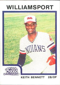 1987 ProCards #1380 Keith Bennett Front