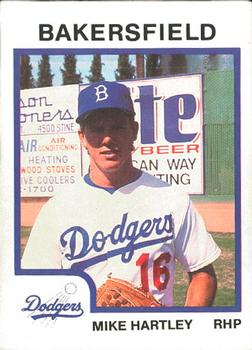 1987 ProCards #1406 Mike Hartley Front