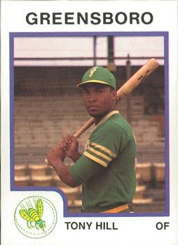 1987 ProCards #1717 Tony Hill Front