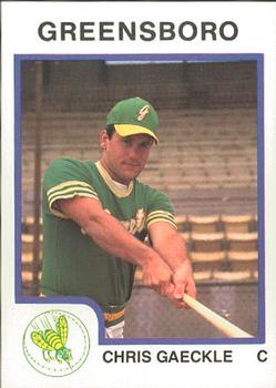 1987 ProCards #1728 Chris Gaeckle Front