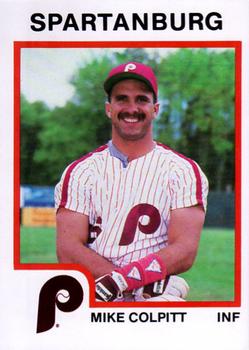 1987 ProCards #1817 Mike Colpitt Front
