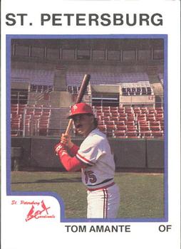 1987 ProCards #2016 Tom Amante Front