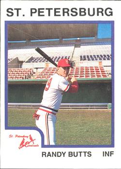 1987 ProCards #2030 Randy Butts Front
