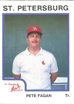 1987 ProCards #2032 Pete Fagan Front