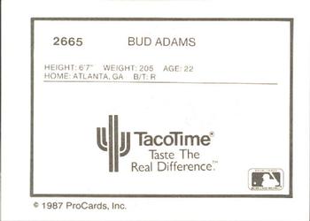 1987 ProCards #2665 Bud Adams Back