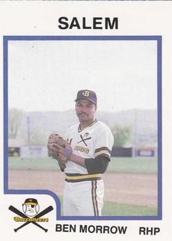 1987 ProCards #1244 Ben Morrow Front