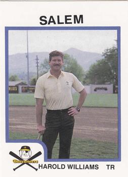 1987 ProCards #1250 Harold Williams Front