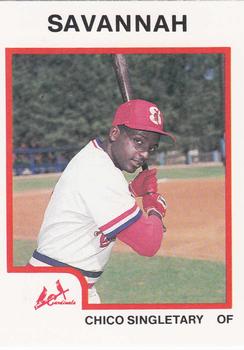 1987 ProCards #1860 Chico Singletary Front