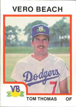 1987 ProCards #1743 Tom Thomas Front