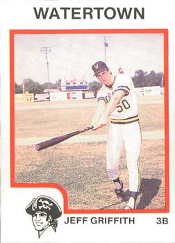 1987 ProCards #2819 Jeff Griffith Front