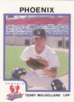 1987 ProCards #82 Terry Mulholland Front