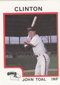1987 ProCards #982 John Toal Front