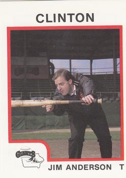 1987 ProCards #985 Jim Anderson Front