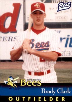 1997 Best Burlington Bees #1 Brady Clark Front