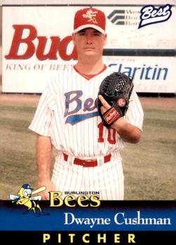 1997 Best Burlington Bees #5 Dwayne Cushman Front