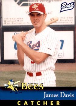 1997 Best Burlington Bees #6 James Davis Front