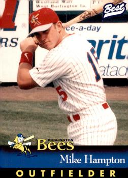 1997 Best Burlington Bees #12 Mike Hampton Front