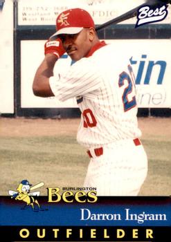 1997 Best Burlington Bees #13 Darron Ingram Front
