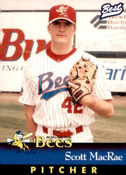 1997 Best Burlington Bees #15 Scott MacRae Front