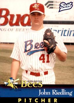 1997 Best Burlington Bees #18 John Riedling Front